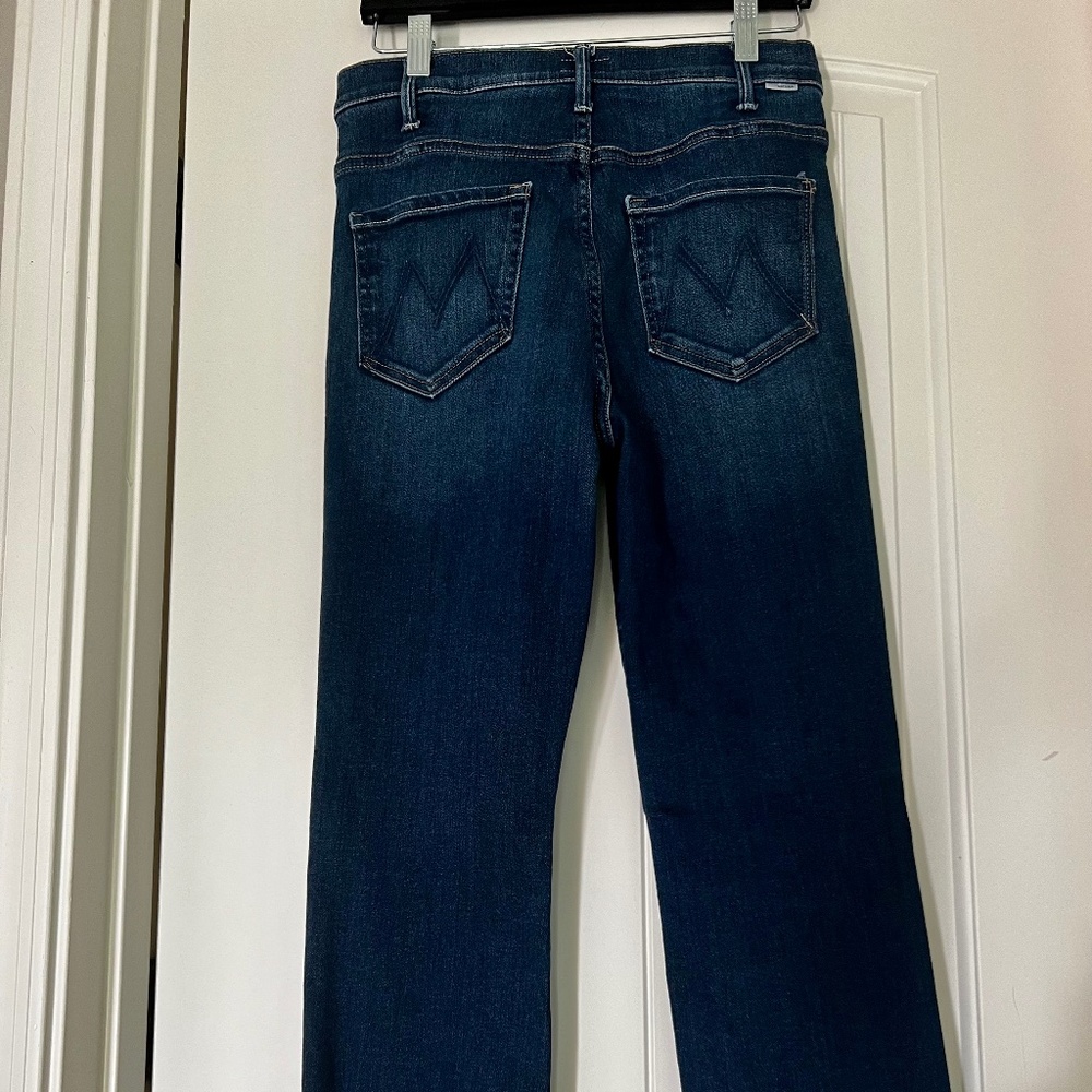 Mother "The Hustler High-Waisted Ankle Fray"